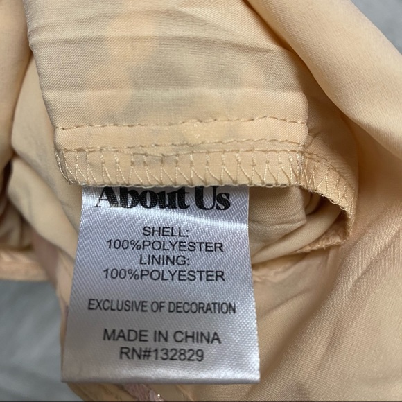 About Us | Revolve Jane Sequin Dress In Peach NEW - Picture 8 of 15